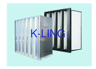 V Cell Filter  - Dust Holding Capacity 18 Sq.m Consistent Filtration F9 Efficiency