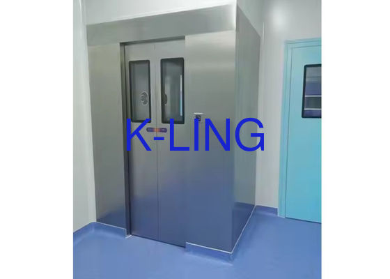 220V/50Hz Power Supply Customized Type Airflow Air Shower With Automatic Sliding Door
