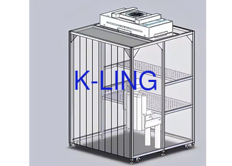 Customized Module Clean Room Softwall Cleanroom With LED Lighting And PLC Control
