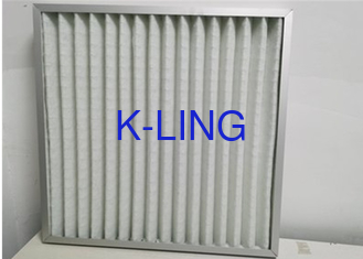 Efficiency Pleated Panel Air Purifier Filter 46mm/96mm G4 Rating 5um Porosity