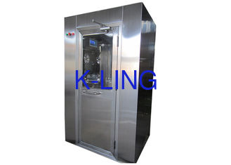 1 - 2 Person Electronic Air Shower Clean Room With Three Side Blowing Channels