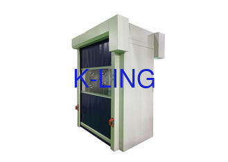 Auto Rolling Door Cleanroom Air Shower With 3 Sides Nozzle For Medical Industrial