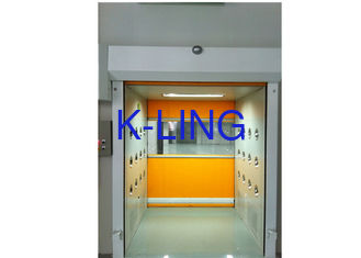 Customized 1 - 4 Person Air Shower Clean Room With HEPA Filter and Rolling Door