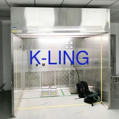 Powder Weighting Dispensing Booth With Pre-Filter Efficiency Of ≥85% And Hepa Filters Of 99.999% 0.3 Um