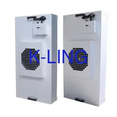 Class 100-1000 Purification Fan Filter Unit In Powder Coated Steel And Silver For Top- Efficiency