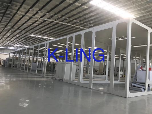 Modular Cleanroom System with 99.99% @ 0.3UM HEPA Filter, Customized Size, and ISO5/6/7/8 Purification Rank