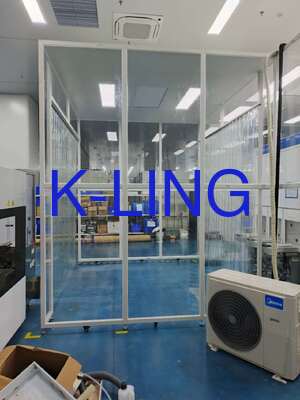 ISO 8 Softwall Clean Room with 0.45m/s Air Speed and H14 HEPA Filtration for Contamination Control