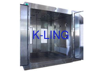 Stainless Steel 304 Air Shower Pass Box , Pharmacy Clean Room Equipment
