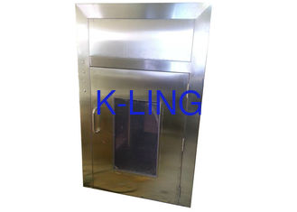 Portable 201 Vertical Down Flow Pass Box With Air Shower / Air Shower Room