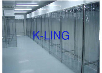 Stainless Steel Class 100 Pharmacy Clean Room With PVC Plastic Curtain Wall