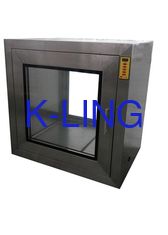 304 Stainless Steel Clean room Pass Box  Electronic Interlocking Transfer Window
