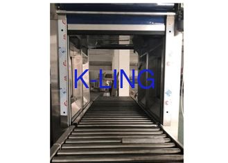 380V 50Hz Goods Cleanroom Air Shower With Roller Conveyor Dusting Tunnel