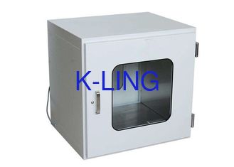 Powder Coated Steel Static Pass Box For Modular Clean Room Pass Windows