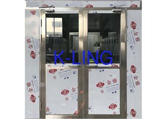 LED Panel Assembly Workshop Material Cleanroom Air Shower Wind Speed Adjustable