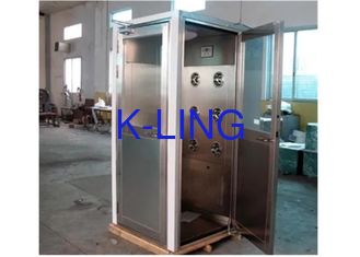 L Type Door Direction Cleanroom Air Shower With Custom Width For Clean Area