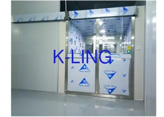 Double Auto Sliding Door Cleanroom Air Shower With Noise <60 dB
