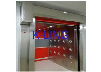 Remote Control Door Air Shower Tunnel With Three Side Auto Blowing