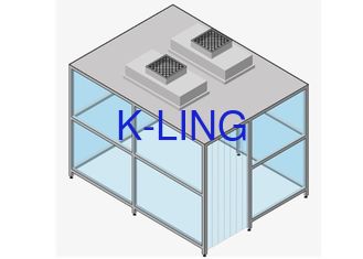 Laboratory Softwall Clean Room With HEPA Filters / Movable Clean Booth