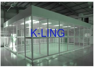 Durable Softwall Clean Room Steel With Powder Coated Frame And Ceiling For Electronics Factory