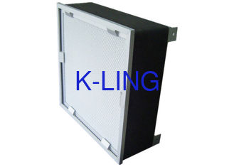 Cleanroom Ceiling Air HEPA Media Filter With Knock Down Type , Room Side Replaceable
