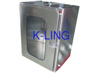 Stainless Steel Cleanroom Pass Box Clean Room Electric Inter Locker 110V / 50HZ