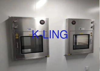 Stainless Steel Cleanroom Transfer Hatch Box / Transfer Window