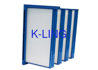 Plastic Frame V Bank Pocket Air Filter Medium Efficiency 4500 m³/h Air Volume