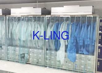 SUS Clean Room Equipments Garment Cabinet / Laminar Flow Dress Cabinet