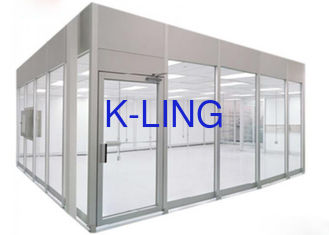 220V 60HZ Prefab Cleanroom Booth / Class 100 Softwall Modular Cleanrooms