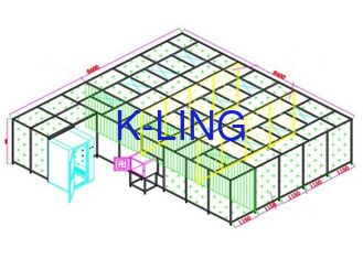 AC 220V softwall modular cleanrooms For Partial Purification