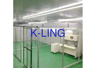 Aluminum Profile Mobile FFU Soft Wall Cleanroom PVC Anti Static Curtain