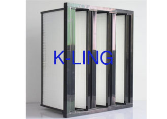 Compact V Cell H14 HEPA Air Purifier ABS Frame For Air Filtration System