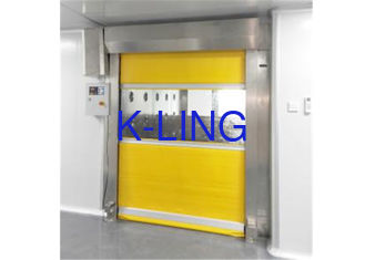 Fast Speed Scrolled Doors Air Shower Tunnel For Persons And Material