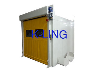 Powder Coated Steel Automatic PVC Quick Roll Up Door Air Shower Tunnel