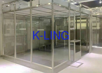 Stainless Steel Frame Simple Softwall Clean Room Class 100 To Class 100000