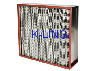 High Temperature Resistant HEPA Filter Box 0.035mm Aluminum Foil