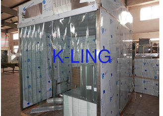 Sampling / Dispensing Booth For Powder Weighting , Positive Pressure Clean Room ISO 5