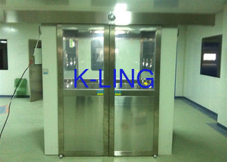 Three Side Blowing Stainless Steel Pharmaceutical Cleanroom Air Shower System 380V 60HZ