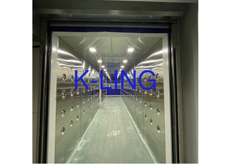 Infrared Induction Cleanroom Air Shower Tunnel Customized Size