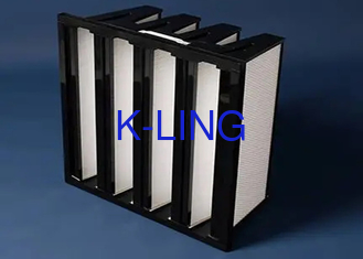 Ventilation Compact V Bank Filter Plastic Frame F7 F9 Filter