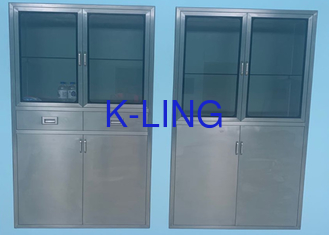 SUS304 Clean Room Equipments Thin Rimmed Embedded Medicine Cabinet