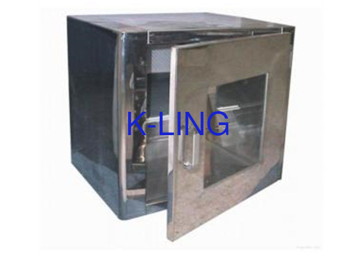 Stainless Steel 304 Cabinet Static Laboratory Cleanroom Transfer Window ...