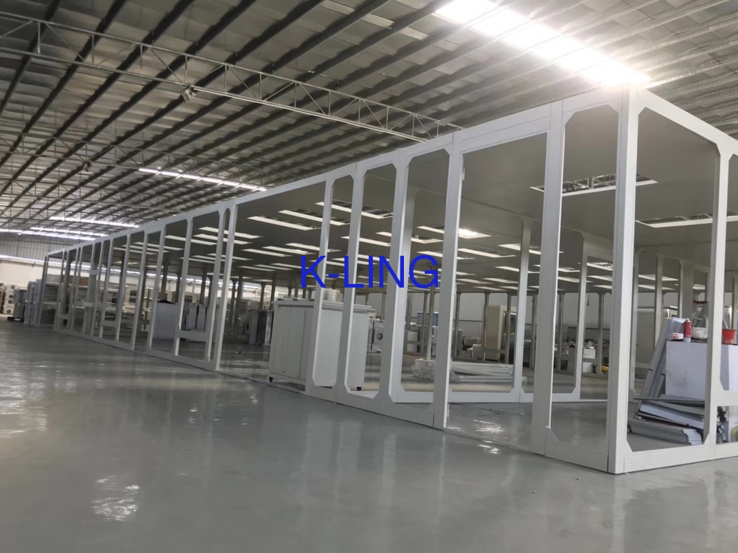 Modular Softwall Cleanroom with HEPA Filtration & Anti-Static Floor