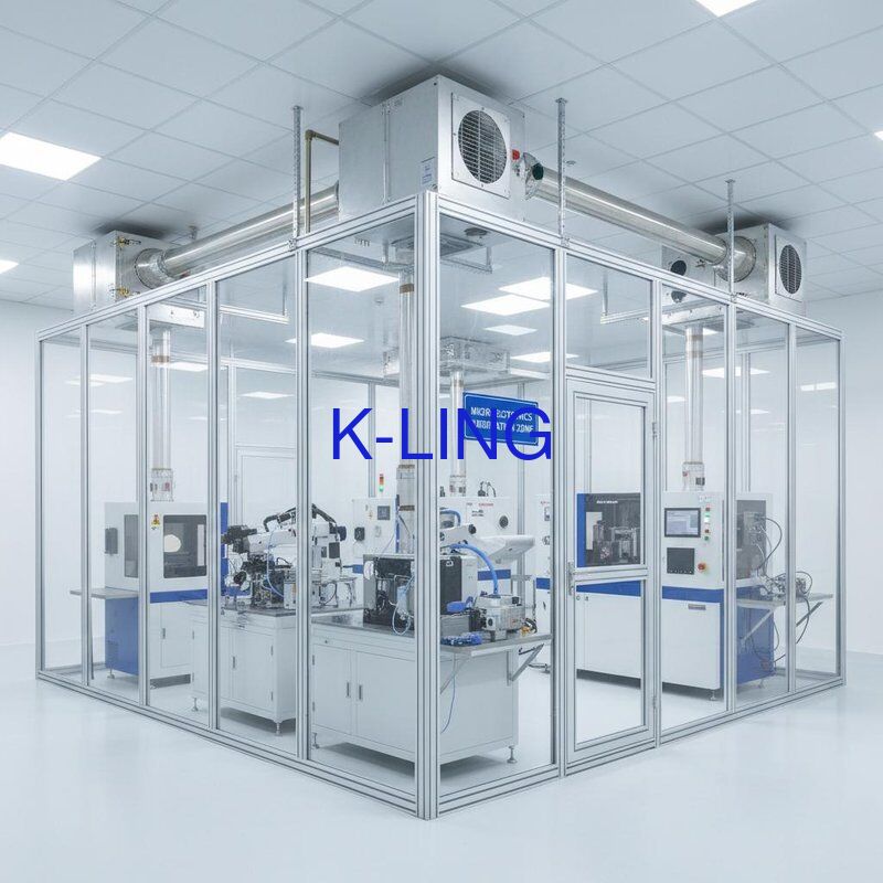 Modular Cleanroom with Relocatable Design & ISO 5-8