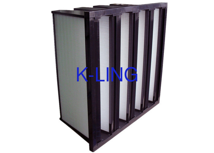 4 V Rigid Cell Pocket Air Filter Replacement For Clean Room And