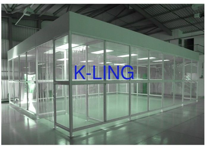 Durable Softwall Clean Room Steel With Powder Coated Frame And Ceiling ...