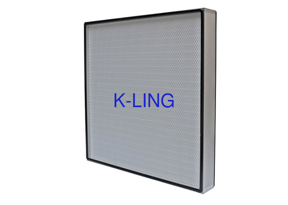 AHU Aluminum Frame Mini Pleated Air Filter H13 H14 HVAC Industry HEPA Filter