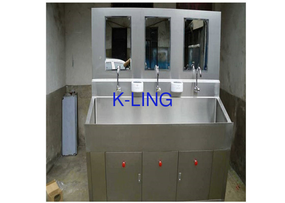 500ml/h Clean Room Equipments SUS Wash Sink Hospital Medical Hand Washing Basin