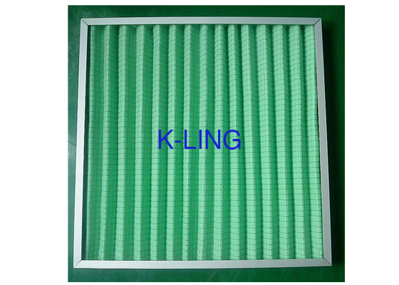 V Shape Pleat Big Dust Holding Capacity Panel Pre Air Filters G1 G3 Efficiency