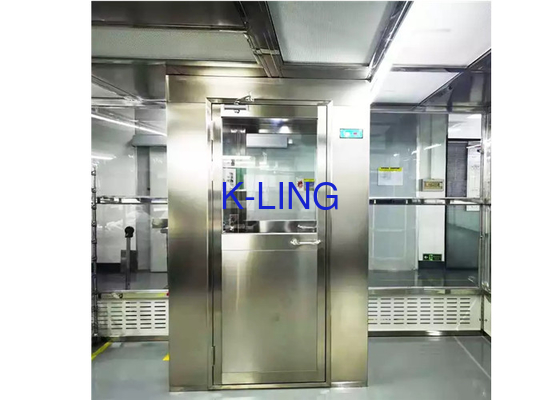 Automatic Blowing Entrance Clean Room Air Shower AC 220V 50HZ  SUS 304